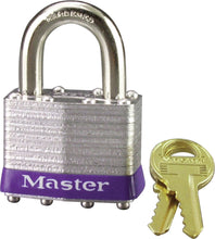 Load image into Gallery viewer, MASTER LOCK LAMINATED STEEL PADLOCK 1.75&quot; 1D