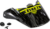 FLY RACING KINETIC K120 HELMET VISOR HI-VIS/GREY/BLACK 73-88170