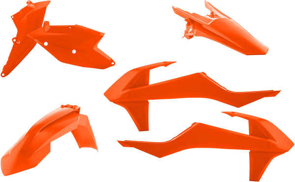 Acerbis Plastic Kit (16+ ORANGE) For 16-18 KTM 250SXF