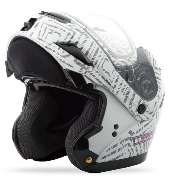 gmax gm54s modular motorcycle helmet GM-54S DSG AZTEC WHITE XS 2548403 The large eyeport provides Complete Guy-Man Daft Punk Méret:L LEATHERWARE