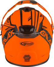 Load image into Gallery viewer, GMAX AT-21S EPIC SNOW HELMET W/ELEC SHIELD MATTE NEON ORG/BLACK MD G4211145