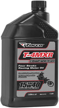 Load image into Gallery viewer, TORCO T-4MXR 4-STROKE RACING OIL 15W -40 LITER T671544CE