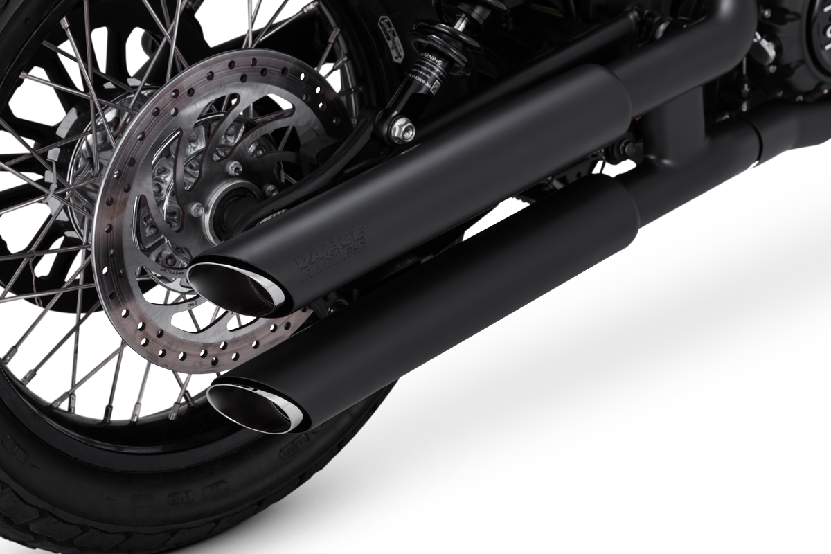 Vance & Hines Twin Slash Slip-Ons Matte 3