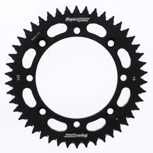Load image into Gallery viewer, SUPERSPROX ALUMINUM SPROCKET 46T BLACK RAL-455-46-BLK