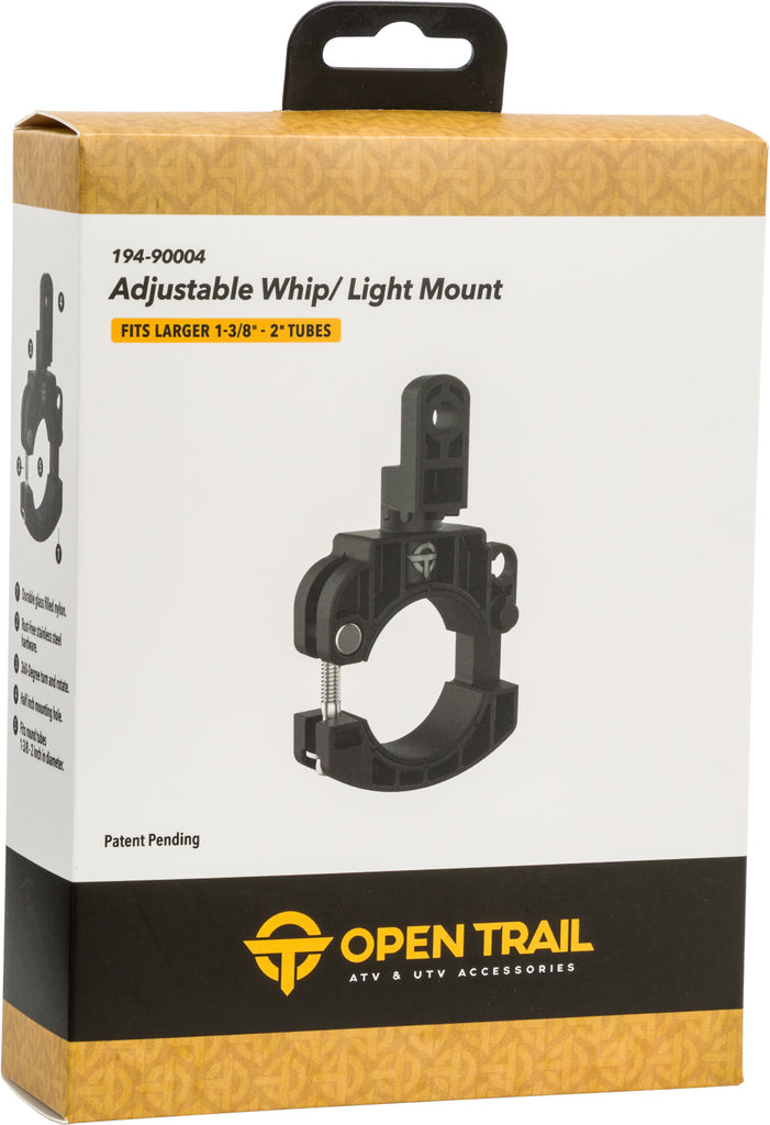 OPEN TRAIL ADJUSTABLE WHIP/LIGHT MOUNT PSULM