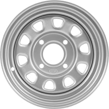 Load image into Gallery viewer, ITP DELTA STEEL WHEEL SILVER 12X7 5+2 4/110 1225553032