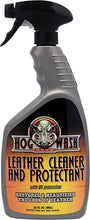 Load image into Gallery viewer, HOG WASH LEATHER CLEANER &amp; PROTECTANT W/UV PROTECTION 22OZ HW0549