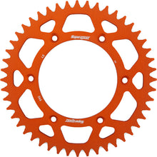 Load image into Gallery viewer, SUPERSPROX ALUMINUM SPROCKET 48T ORANGE RAL-990-48-ORG