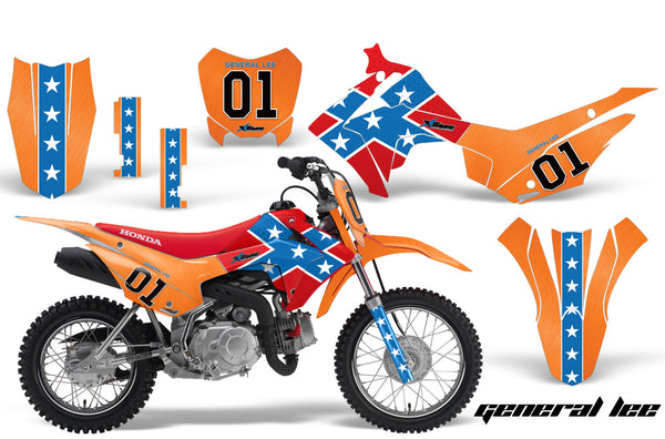 Dirt Bike Decal Graphic Kit Wrap For Honda CRF110 CRF 110 – All