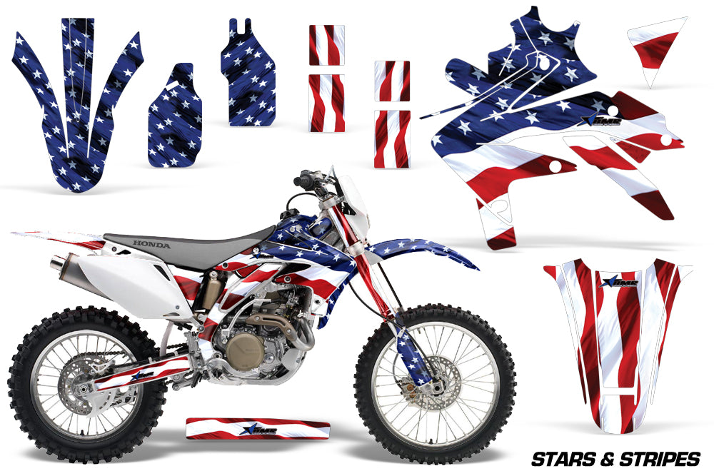 american flag dirt bike helmets Dirt Bike Decal Graphics Kit Sticker Wrap For Honda CRF450X – All Terrain  Depot