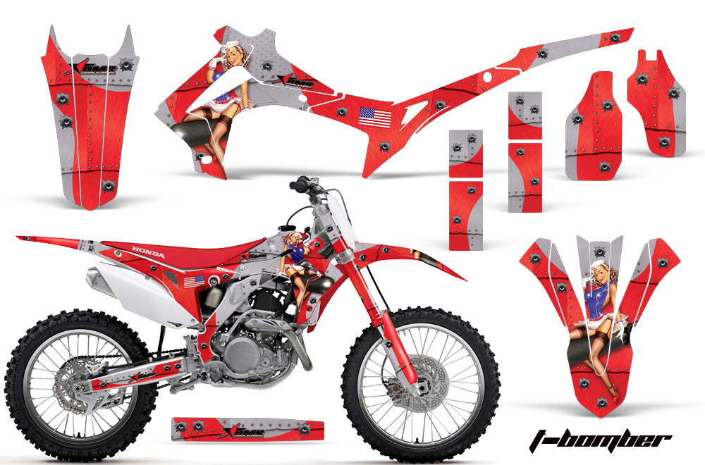 Dirt Bike Graphics Kit Decal Sticker Wrap For Honda CRF450R – All
