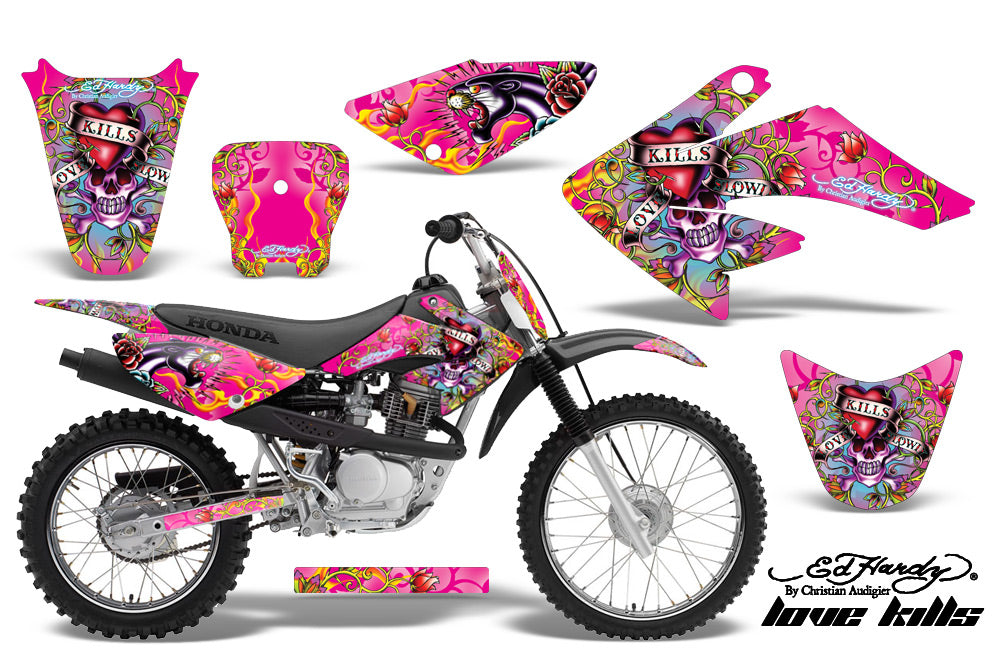 Dirt Bike Graphics Kit Decal Sticker Wrap For Honda CRF80 – All
