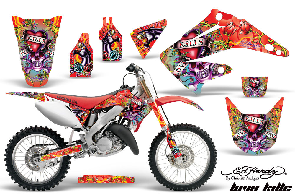 Dirt Bike Graphics Kit Decal Wrap For Honda CR125R CR250R – All