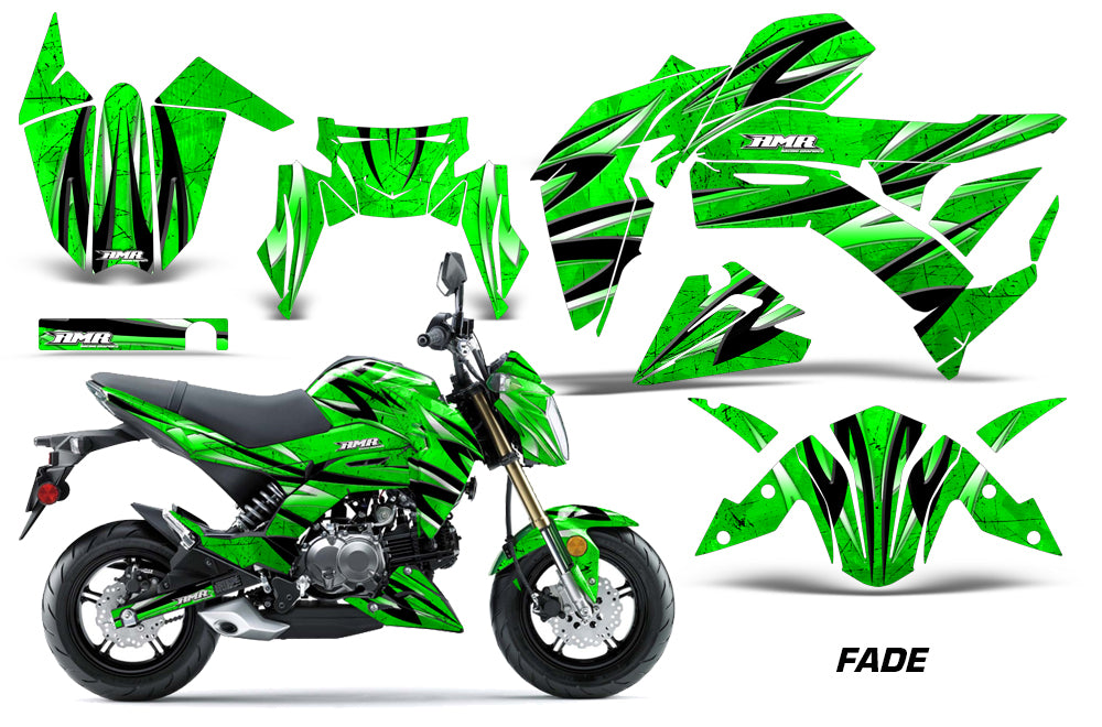 Dirt Bike Graphics Kit Decal Sticker Wrap For Kawasaki Z125 PRO
