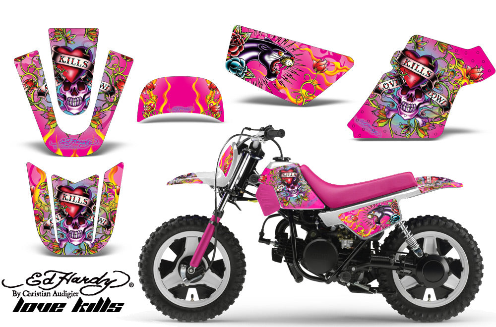 Dirt Bike Graphics Kit MX Decal Wrap For Yamaha PW50 PW 50 1990