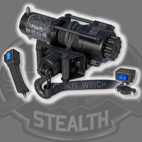 KFI SE35 Stealth 3500 lb ATV UTV Winch Kit - All Terrain Depot