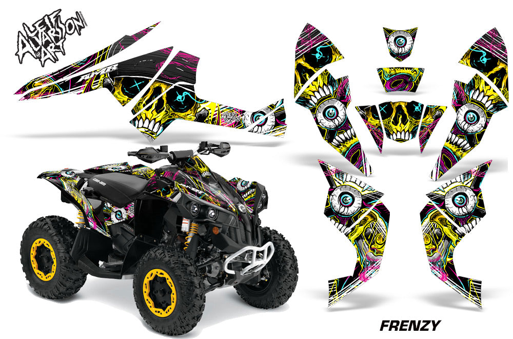 ATV Decal Graphics Kit Quad Wrap For Can-Am Renegade 500 X/R 800X