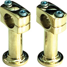 Load image into Gallery viewer, PAUGHCO POST STYLE RISERS BRASS 3&quot; 353BR