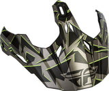 FLY RACING TREKKER NOVA HELMET VISOR GREY/HI-VIS 73-3115