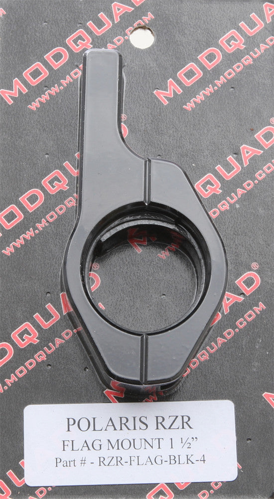 MODQUAD HORIZONTAL BAR FLAG MOUNT BLACK 1.5" RZR-FLAG-BLK-4-atv motorcycle utv parts accessories gear helmets jackets gloves pantsAll Terrain Depot