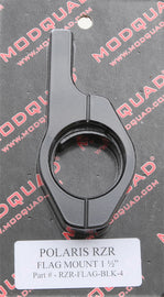 MODQUAD HORIZONTAL BAR FLAG MOUNT BLACK 1.5