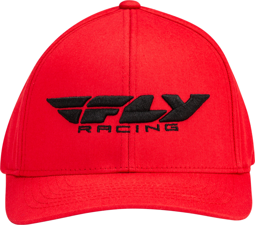 FLY RACING FLY PODIUM HAT RED SM/MD 351-0382S-atv motorcycle utv parts accessories gear helmets jackets gloves pantsAll Terrain Depot