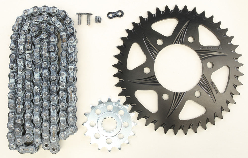 VORTEX SPROCKET/CHAIN KIT BLACK CK6296-atv motorcycle utv parts accessories gear helmets jackets gloves pantsAll Terrain Depot