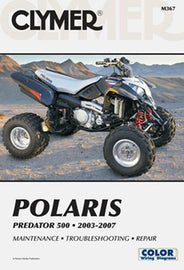 CLYMER REPAIR MANUAL POL PREDATOR CM367-atv motorcycle utv parts accessories gear helmets jackets gloves pantsAll Terrain Depot
