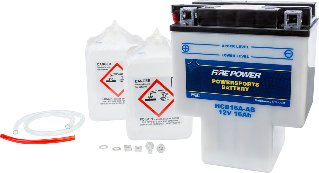 FIRE POWER BATTERY W/ACID HCB16A-AB 12V HEAVY DUTY HCB16A-AB-atv motorcycle utv parts accessories gear helmets jackets gloves pantsAll Terrain Depot