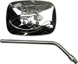EMGO MIRROR- LEFT 10MM CHROME 20-31755A