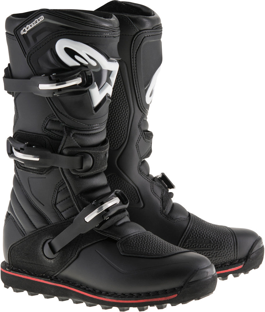 ALPINESTARS TECH-T BOOTS BLACK/RED SZ 05 2004017-13-5