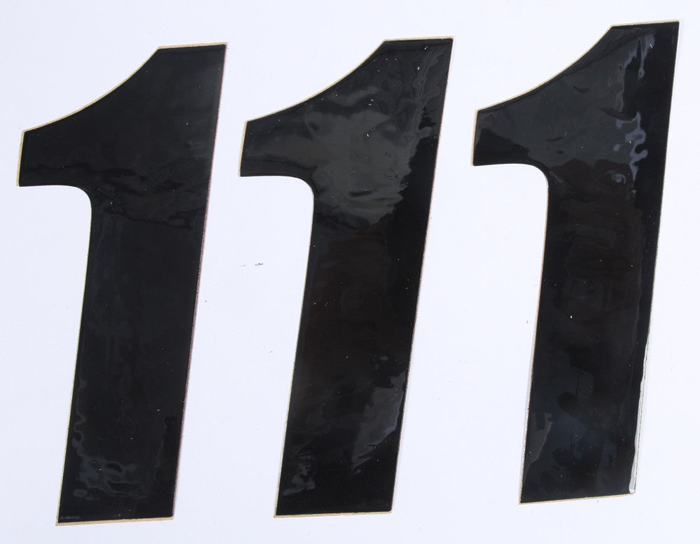 D'COR NUMBER 1 BLACK 6" 3/PK 45-26-1