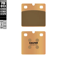 Load image into Gallery viewer, GALFER BRAKE PADS SINTERED FD013G1370 FD013G1370