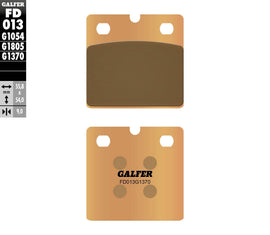 GALFER BRAKE PADS SINTERED FD013G1370 FD013G1370