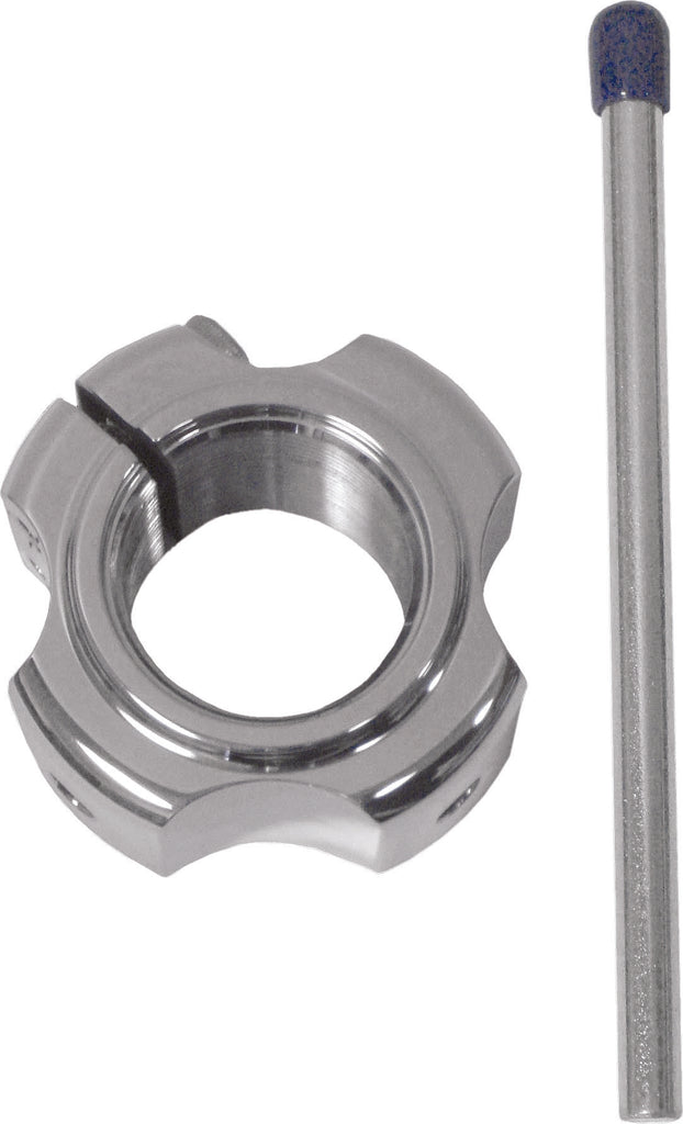 MODQUAD AXLE LOCKING NUT - DOUBLE (SILVER) AX2-X-atv motorcycle utv parts accessories gear helmets jackets gloves pantsAll Terrain Depot