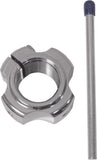MODQUAD AXLE LOCKING NUT - DOUBLE (SILVER) AX2-X