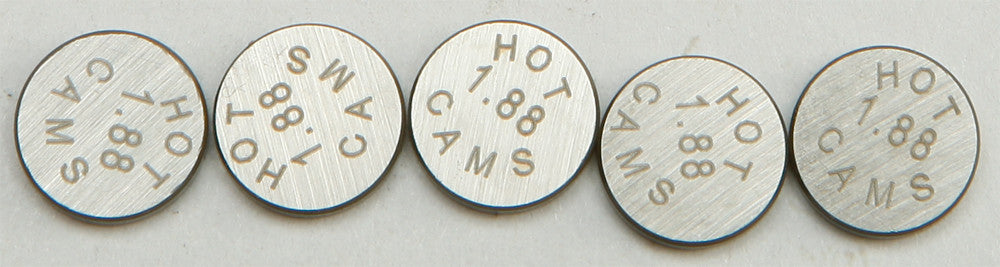 HOT CAMS VALVE SHIMS 8.90X1.88MM 5/PK 5PK890188