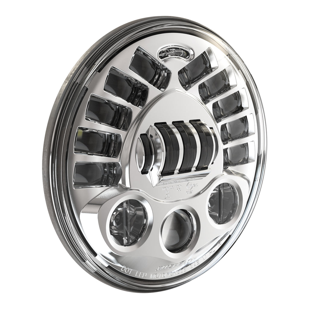 JW SPEAKER 8790A2 ADAPTIVE HEADLT 7" CHR BEZEL 555031