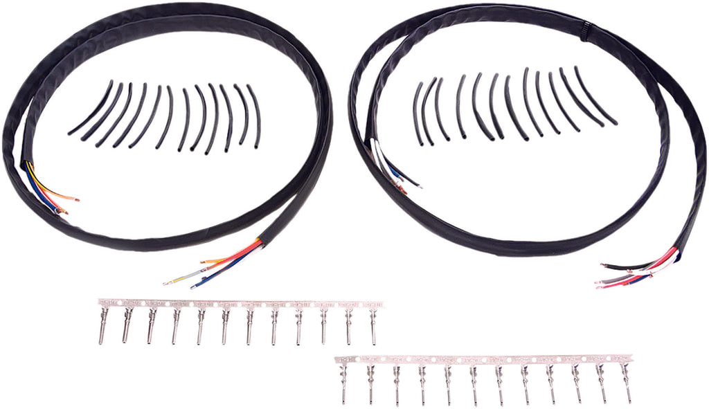 NOVELLO WIRE EXTENSION KIT 97-13 W/TURN SIGNALS 4" DN-WHT-4