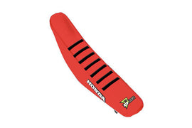 D'COR SEAT COVER RED W/RIBS 30-10-458