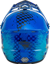 Load image into Gallery viewer, GMAX YOUTH MX-46Y OFF-ROAD ANIM8 HELMET BLUE/SILVER/BLACK YL G3461042