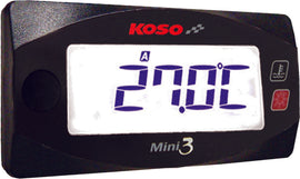 KOSO KOSO MINI DUAL TEMP GAUGE BA003170-atv motorcycle utv parts accessories gear helmets jackets gloves pantsAll Terrain Depot