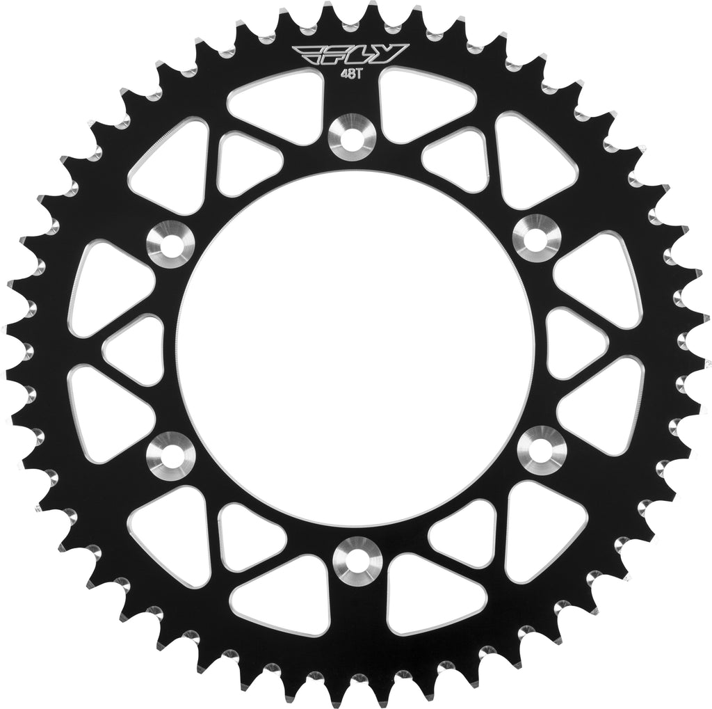 FLY RACING SPROCKET REAR 48T BLACK 316-48 BLK-atv motorcycle utv parts accessories gear helmets jackets gloves pantsAll Terrain Depot