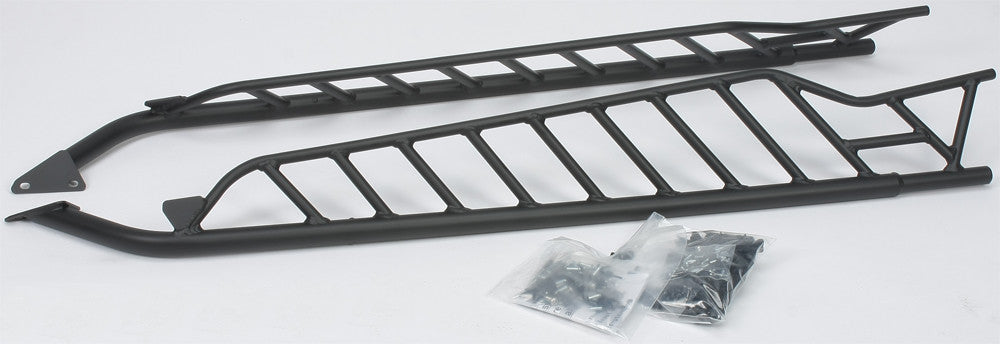 SPG PRO TUBE RUN BOARDS S-D BLACK SAFRB200-PT-FBK-atv motorcycle utv parts accessories gear helmets jackets gloves pantsAll Terrain Depot