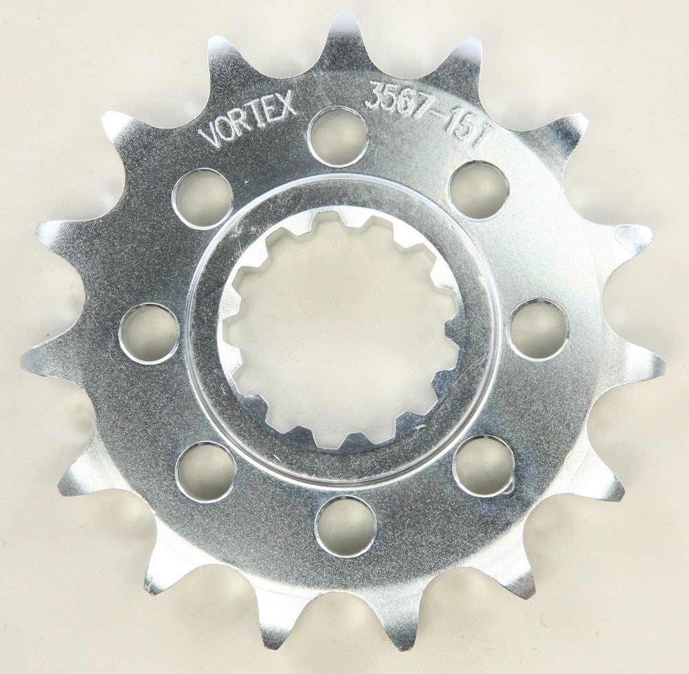 VORTEX FRONT C/S SPROCKET STEEL 15T 3567-15-atv motorcycle utv parts accessories gear helmets jackets gloves pantsAll Terrain Depot