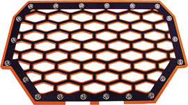 MODQUAD 2-PANEL FRONT GRILL (BLACK/ORANGE) RZR-FG2-OR-atv motorcycle utv parts accessories gear helmets jackets gloves pantsAll Terrain Depot