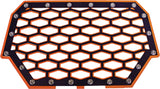 MODQUAD 2-PANEL FRONT GRILL (BLACK/ORANGE) RZR-FG2-OR