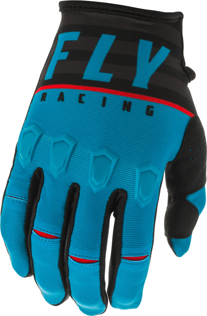 FLY RACING KINETIC K120 GLOVES BLUE/BLACK/RED SZ 13 373-41913