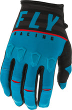 Load image into Gallery viewer, FLY RACING KINETIC K120 GLOVES BLUE/BLACK/RED SZ 13 373-41913