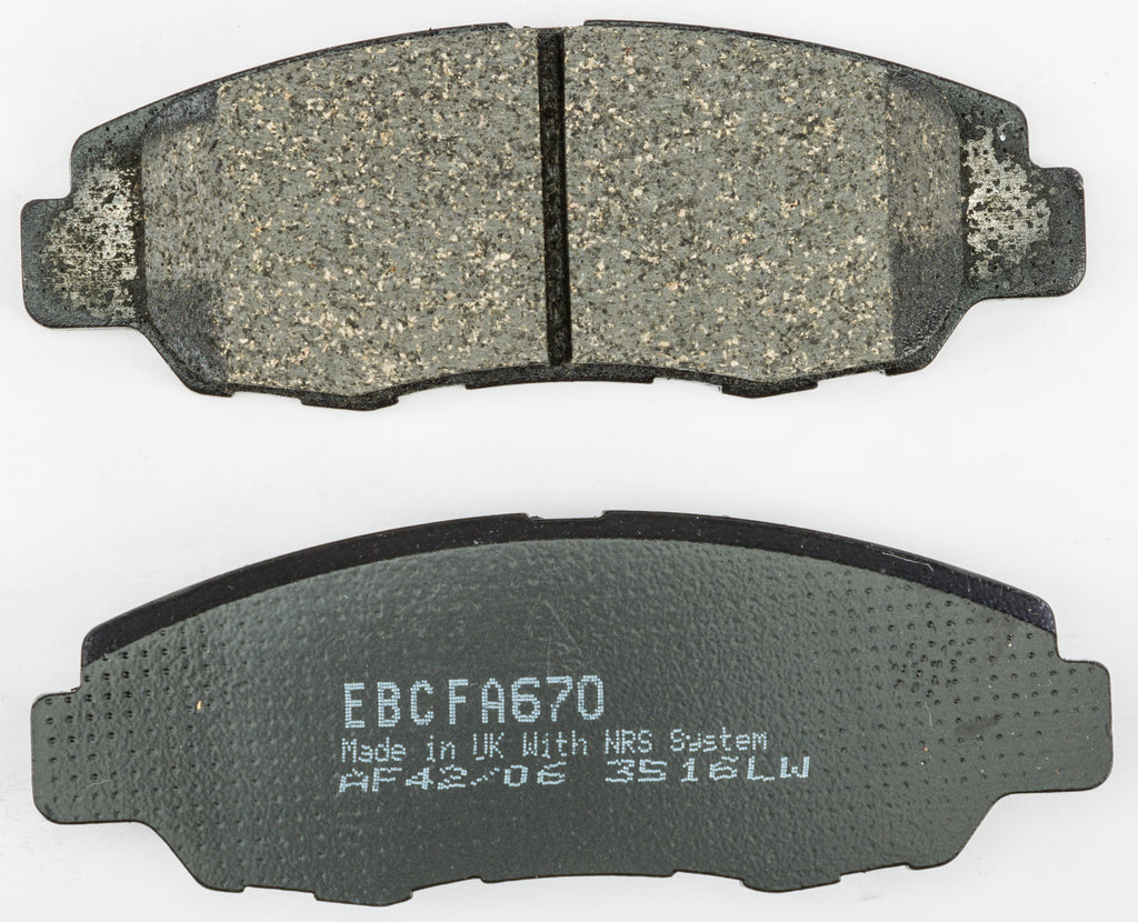EBC BRAKE PADS FA670